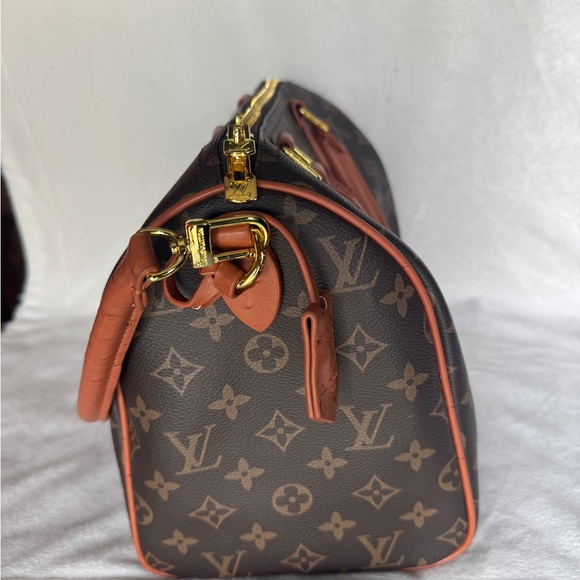 Louis Vuitton Brown and Tan Monogram Satchel - Picture 4 of 9